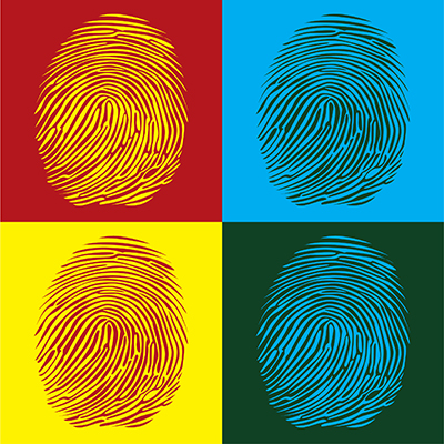 fingerprints detailed illustration pop art style SPID: dal 15 marzo tutta l'Italia può essere digitale
