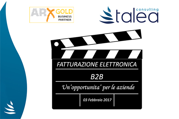 Evidenza atti Webinar FE-B2B Atti Webinar Fatturazione Elettronica B2B