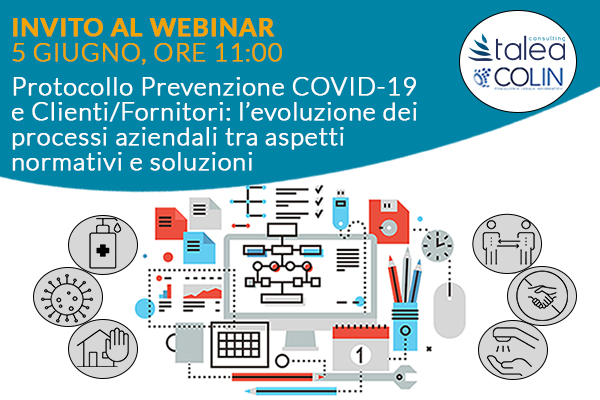 Invito Webinar Protocolli COVID Clienti Fornitori